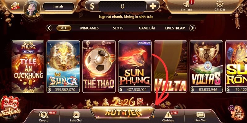 Rút tiền Sunwin - Quy trình, thời gian xử lý và hạn mức cần biết